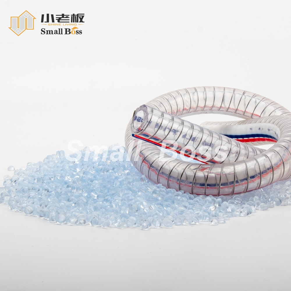 透明低气味软管专用料 环保PVC透明软料