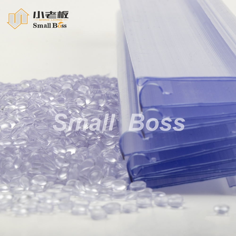PVC硬质透明专用料 高透明PVC超市价目条专用颗粒