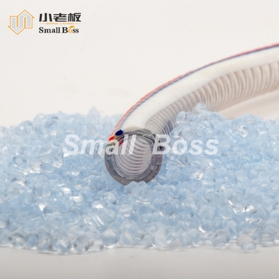 透明低气味软管专用料 环保PVC透明软料
